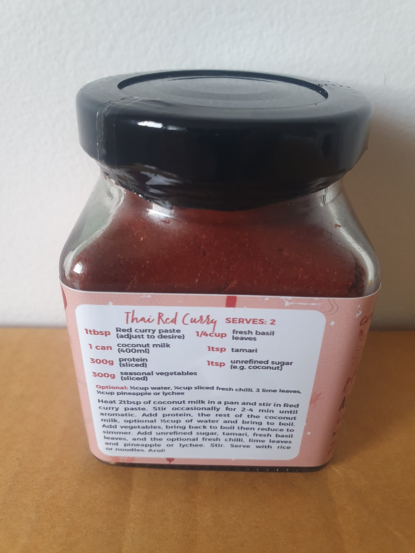 Red Curry Paste (No Garlic No Onion)