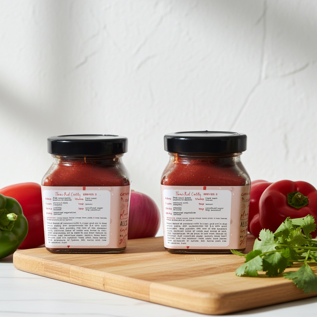 LIMITED CHRISTMAS COLOUR BUNDLE: NO GARLIC NO ONION RED & GREEN (4 jars)